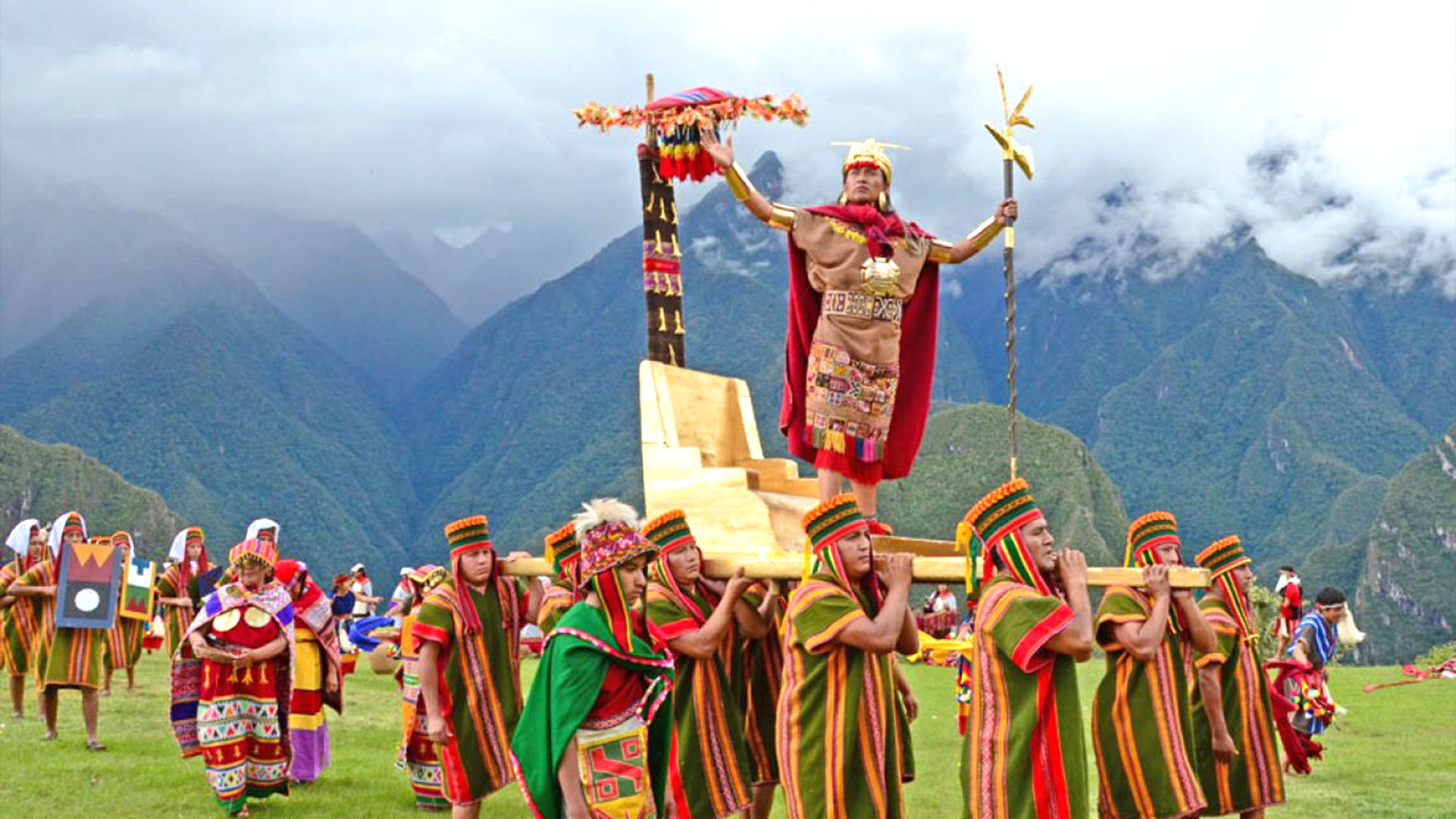 ceremonia de Inti Raymi en cusco perú